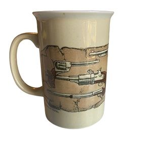 Vintage Stanley Papel guns mug made in Japan